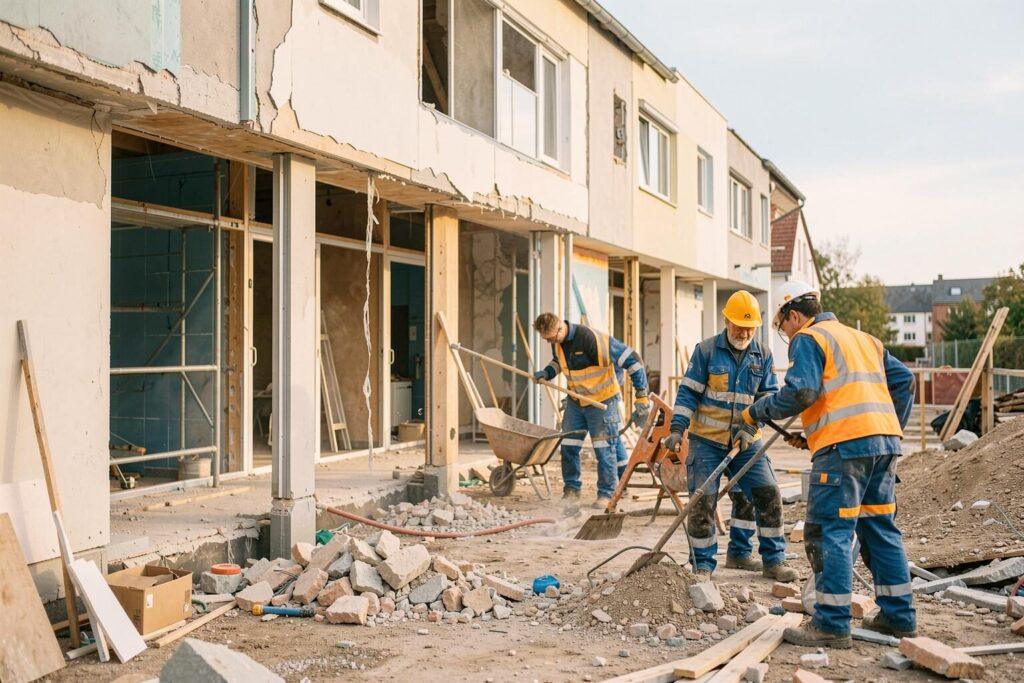 KMF-Sanierung – Herzer Abbruch · Entkernung · Containerdienst